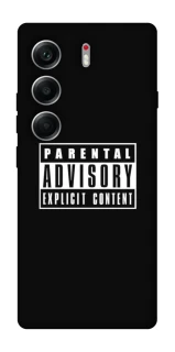 Чохол на Tecno Camon 40 Parental Advisory Label фото 1 з 1