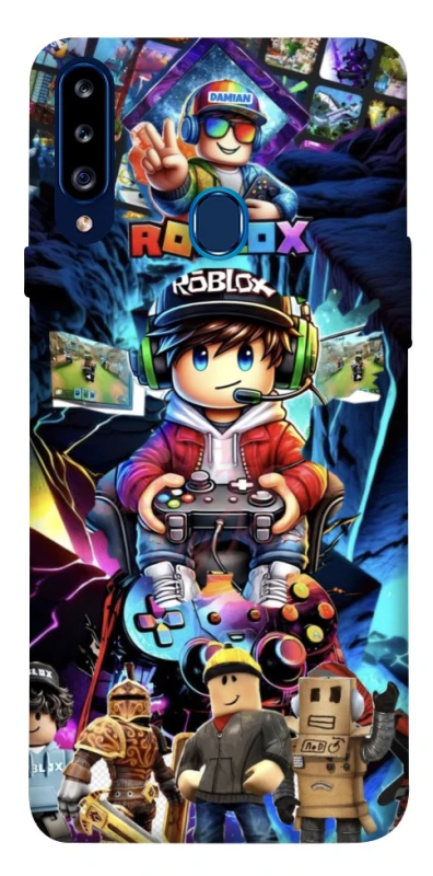 Чохол на Samsung Galaxy A20s Roblox collage ver.4 фото 1 з 1