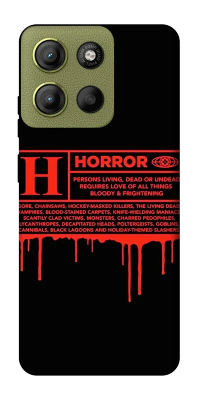 Чехол на Motorola Moto G15 4G Horror Halloween фото 1 из 1