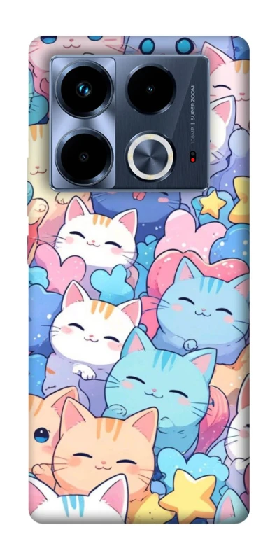 Чехол на Infinix Note 40 4G Funny Kittens ver.3 фото 1 из 1