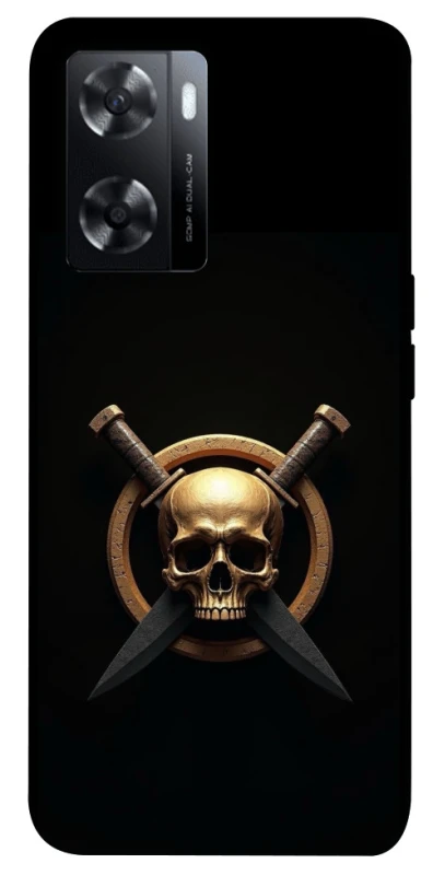 Чохол на Oppo A57s Golden Skull фото 1 з 1