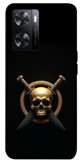 Чохол на Oppo A57s Golden Skull фото 1 з 1