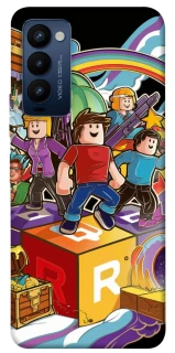 Чехол на TECNO Camon 18 Roblox family фото 1 из 1