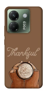 Чехол на Xiaomi Poco M7 pro 5G Thankful coffee фото 1 из 1