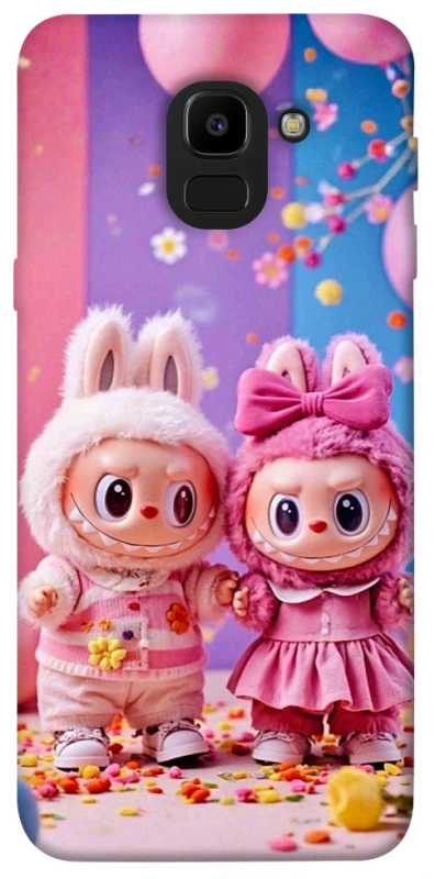 Чехол на Samsung J600F Galaxy J6 (2018) Labubu twins ver.2 фото 1 из 1