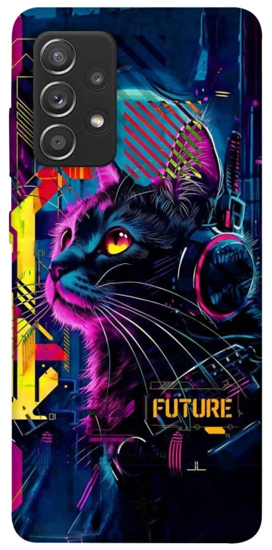 Чохол на Samsung Galaxy A52 4G / A52 5G Cyber Cat v2 фото 1 з 1