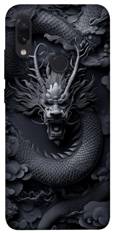 Чехол на Xiaomi Redmi Note 7 / Note 7 Pro / Note 7s black dragon фото 1 из 1