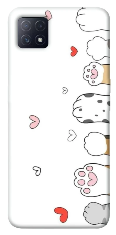 Чехол на Oppo A72 5G / A73 5G Paws фото 1 из 1