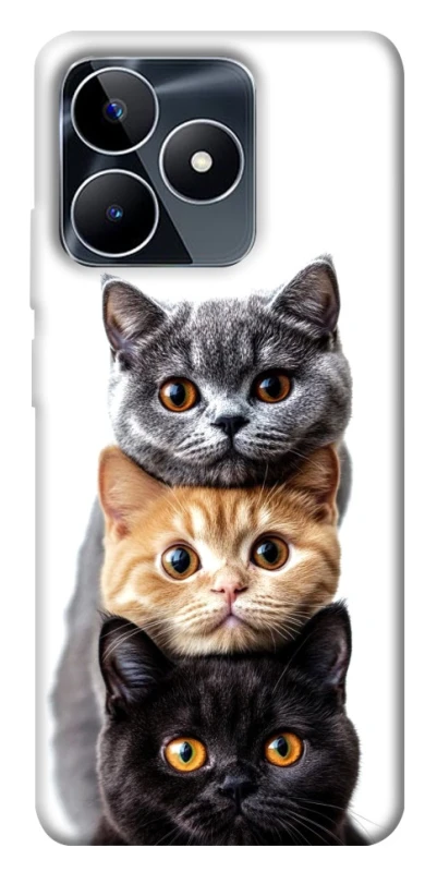 Чохол на Realme C53 Гарні котики фото 1 з 1