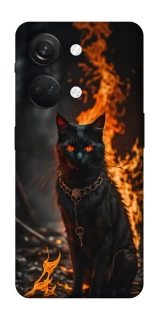 Чохол на OnePlus Nord 3 Вогняний кіт фото 1 з 1