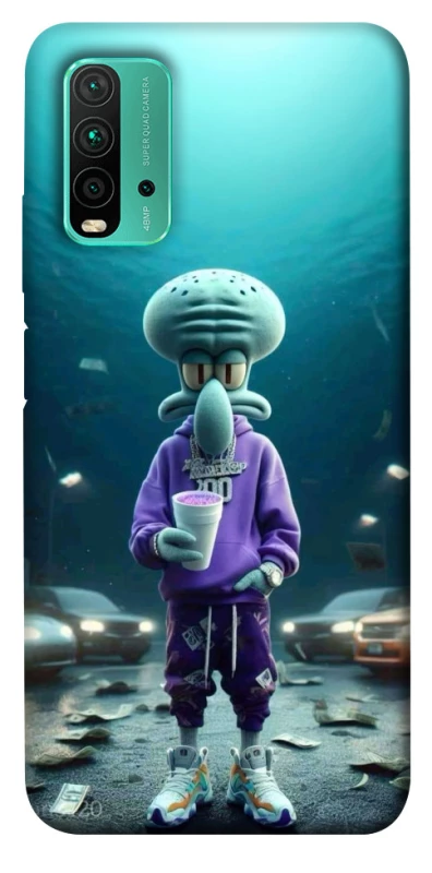 Чохол на Xiaomi Redmi Note 9 4G / Redmi 9 Power Сквідвард фото 1 з 1