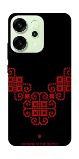 Чохол на Oppo Reno 14 Чорно-червона вишиванка фото 1 з 1