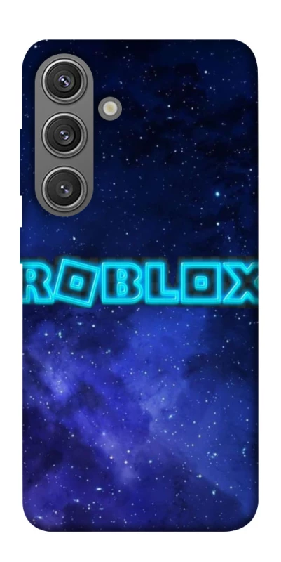 Чохол на Samsung Galaxy S24+ Roblox Space Logo Blue фото 1 з 1