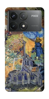 Чохол на Xiaomi Poco F6 Pro Van Gogh collage фото 1 з 1
