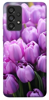 Чехол на Samsung Galaxy A33 5G Фиолетовые тюльпаны фото 1 из 1