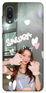 Чохол на Samsung Galaxy A02 Sakura - LE SSERAFIM фото 1 з 1