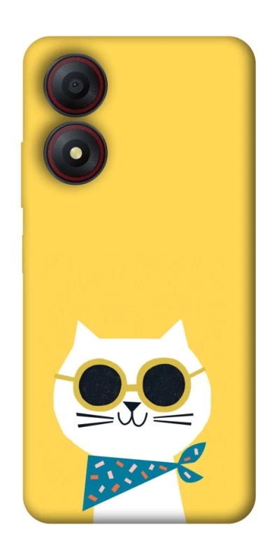 Чехол на ZTE Blade A34 4G Кот-муркот фото 1 из 1