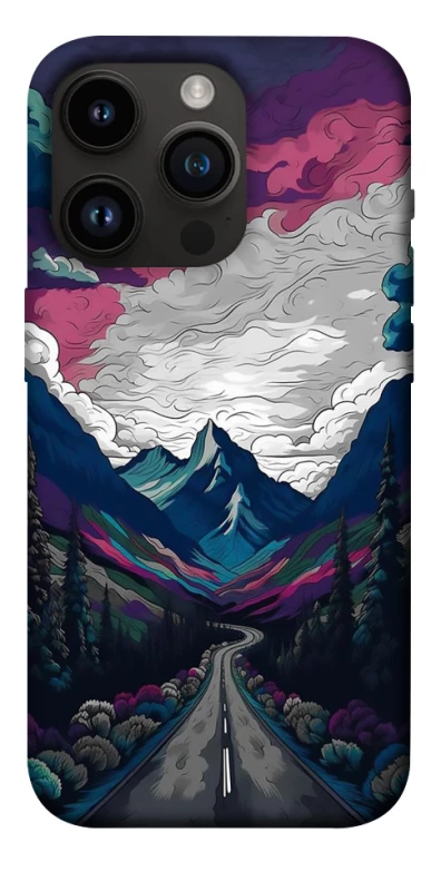 Чехол на Apple iPhone 14 Pro (6.1") Нарисованные горы фото 1 из 1