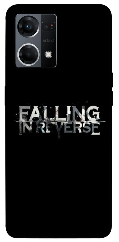 Чохол на Oppo Reno 7 4G Falling In Reverse logo фото 1 з 1