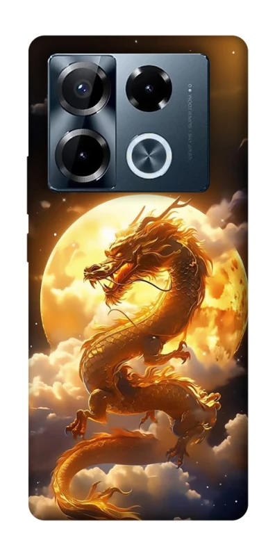 Чехол на Infinix Note 40 Pro 4G Golden Dragon фото 1 из 1