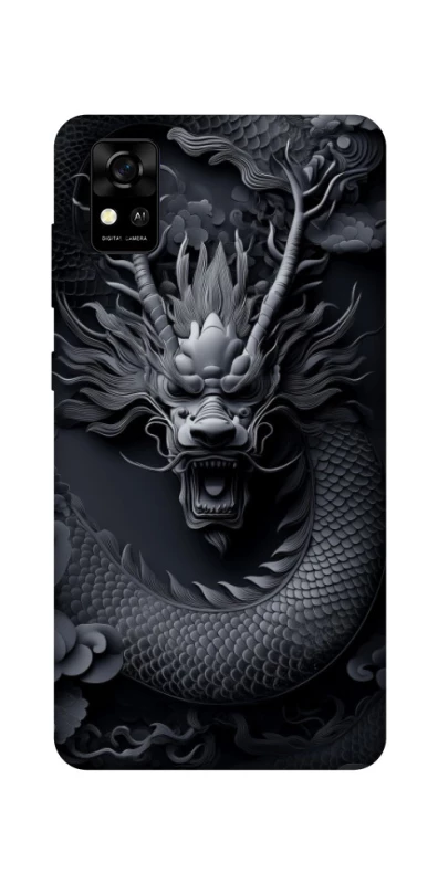 Чохол на ZTE Blade A31 black dragon фото 1 з 1