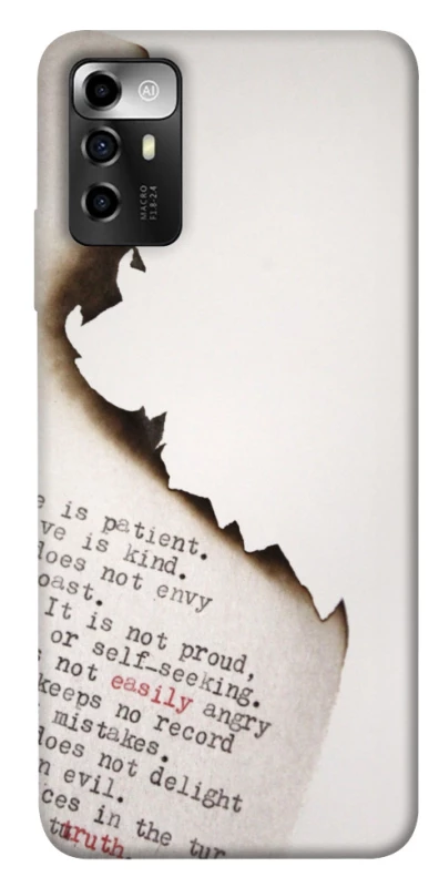 Чохол на ZTE Blade V40 Vita Вірші фото 1 з 1