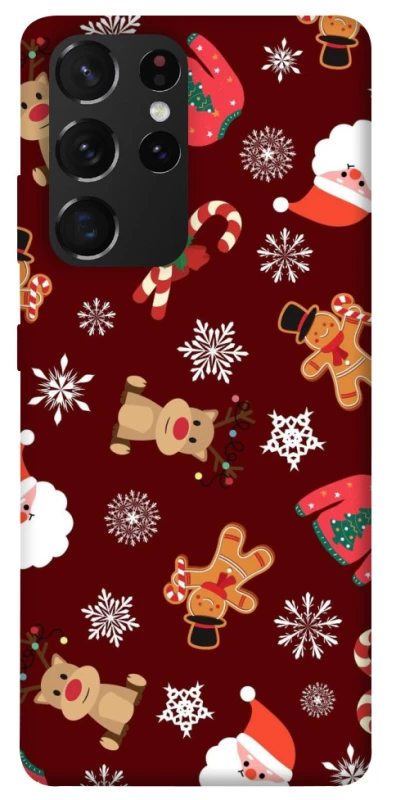 Чехол на Samsung Galaxy S21 Ultra Новогодний v6 фото 1 из 1