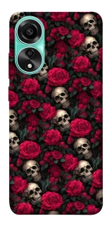 Чохол на Oppo A78 4G Черепа та рози фото 1 з 1