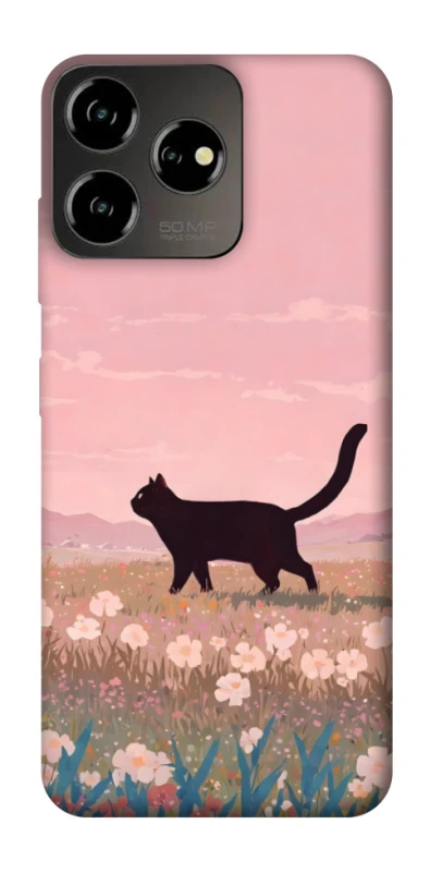 Чохол на ZTE Blade V50 Design 4G cat on a field фото 1 з 1