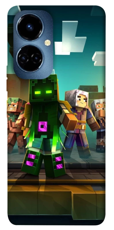 Чехол на TECNO Camon 19 Minecraft dungeon фото 1 из 1