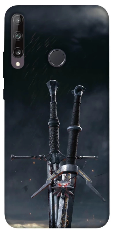 Чехол на Huawei P40 Lite E Мечи Ведьмака фото 1 из 1