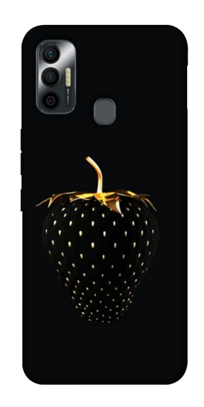 Чохол на TECNO Spark 7 Чорна полуниця фото 1 з 1