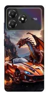 Чохол на ZTE Blade A36 Сar and dragon фото 1 з 1