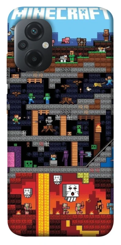 Чохол на Xiaomi Poco M5 Minecraft фото 1 з 1