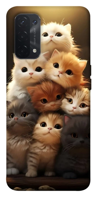 Чохол на Oppo A54 5G / A74 5G Чохол Kittie Love v2 фото 1 з 1