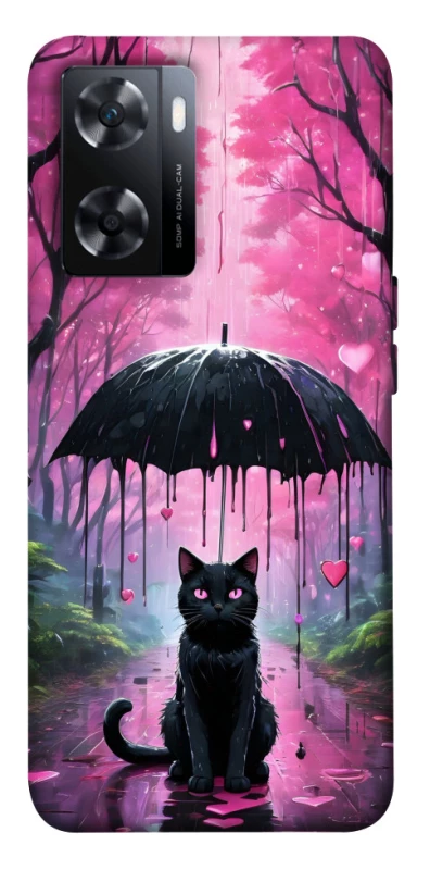 Чохол на OnePlus Nord N20 SE Black cat фото 1 з 1