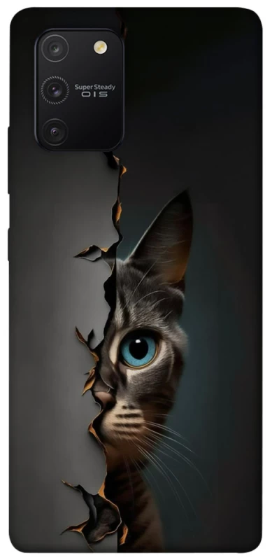 Чохол на Samsung Galaxy S10 Lite Кіт-підглядач v2 фото 1 з 1