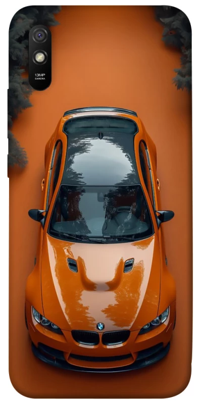 Чехол на Xiaomi Redmi 9A BMW orange фото 1 из 1