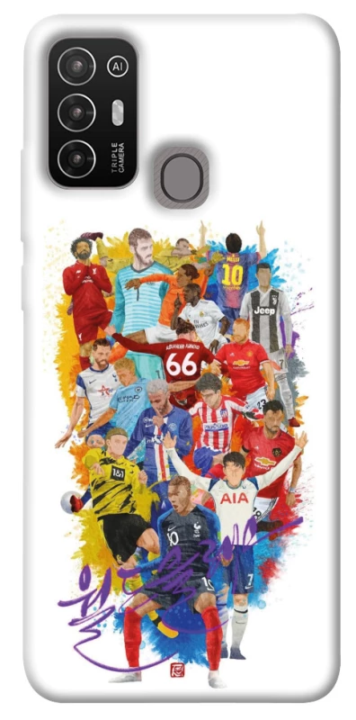 Чехол на ZTE Blade A52 Football Abstract v2 фото 1 из 1