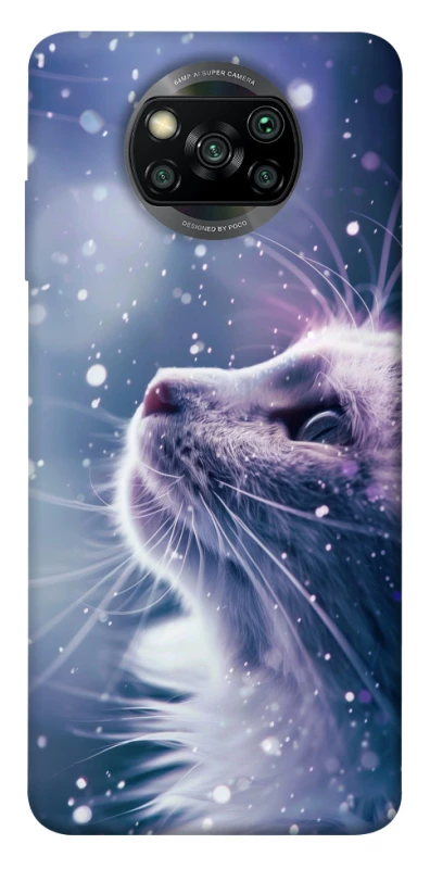 Чехол на Xiaomi Poco X3 NFC / Poco X3 Pro Snow cat фото 1 из 1
