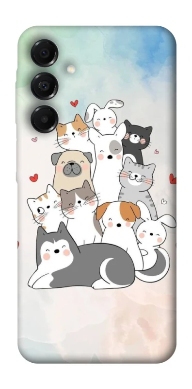 Чехол на Samsung Galaxy A17 4G/5G Funny Pets ver.2 фото 1 из 1