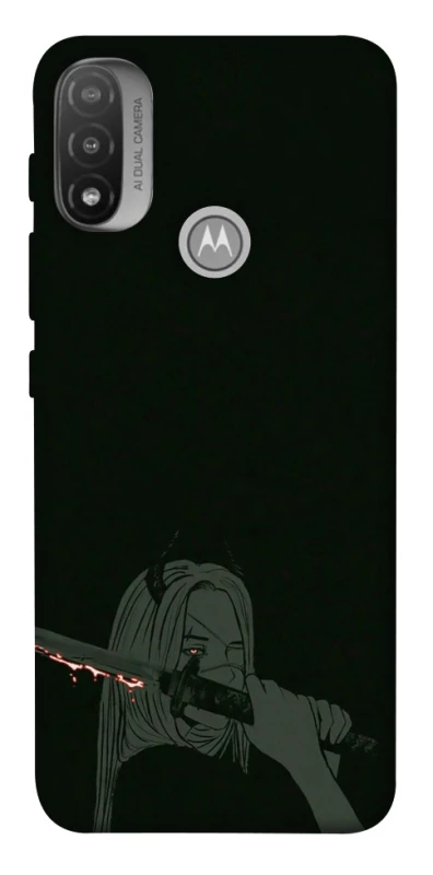 Чехол на Motorola Moto E20 Человек-Бензопила фото 1 из 1