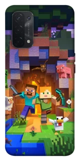 Чехол на Oppo A54 5G / A74 5G Minecraft game фото 1 из 1