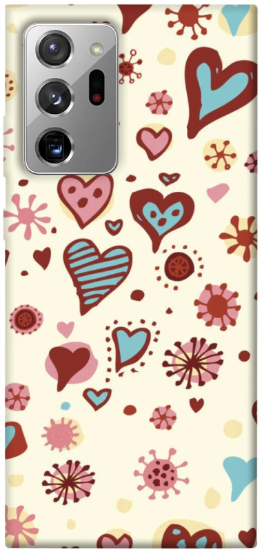 Чехол на Samsung Galaxy Note 20 Ultra Pretty hearts фото 1 из 1