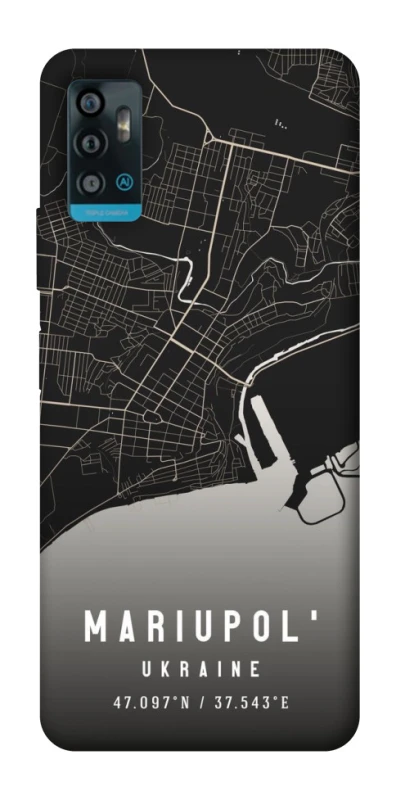 Чехол на ZTE Blade A71 Mariupol map фото 1 из 1