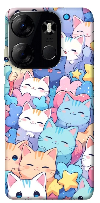 Чохол на Tecno Spark Go 2023 Funny Kittens ver.3 фото 1 з 1
