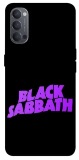 Чехол на Oppo Reno 4 Black Sabbath logo ver.1 фото 1 из 1