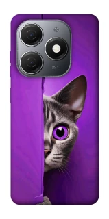 Чехол на TECNO Spark 20 Кот-подглядыватель фото 1 из 1