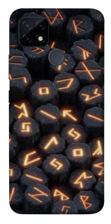 Чехол на Realme C25Y Огненые руны фото 1 из 1