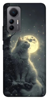 Чехол на Xiaomi 12 Lite Кот под луной фото 1 из 1